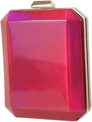 SAFIGLE Mirror Effect Cross- Bag Small Handbag Durable Pu Ideal for Evening Party Wedding