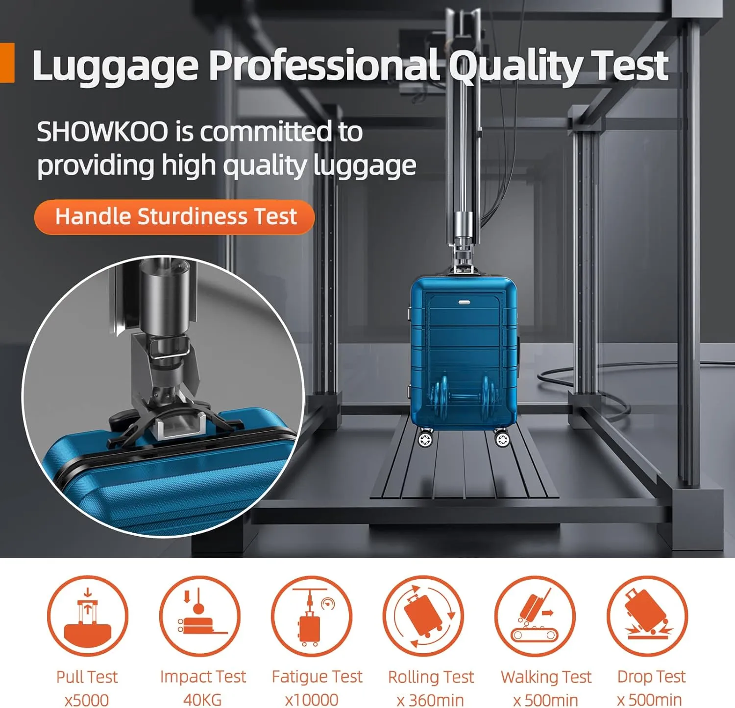 SHOWKOO Luggage Sets Expandable PC ABS Durable Suitcase Sets Double Wheels TSA Lock Sea Blue 3PCS