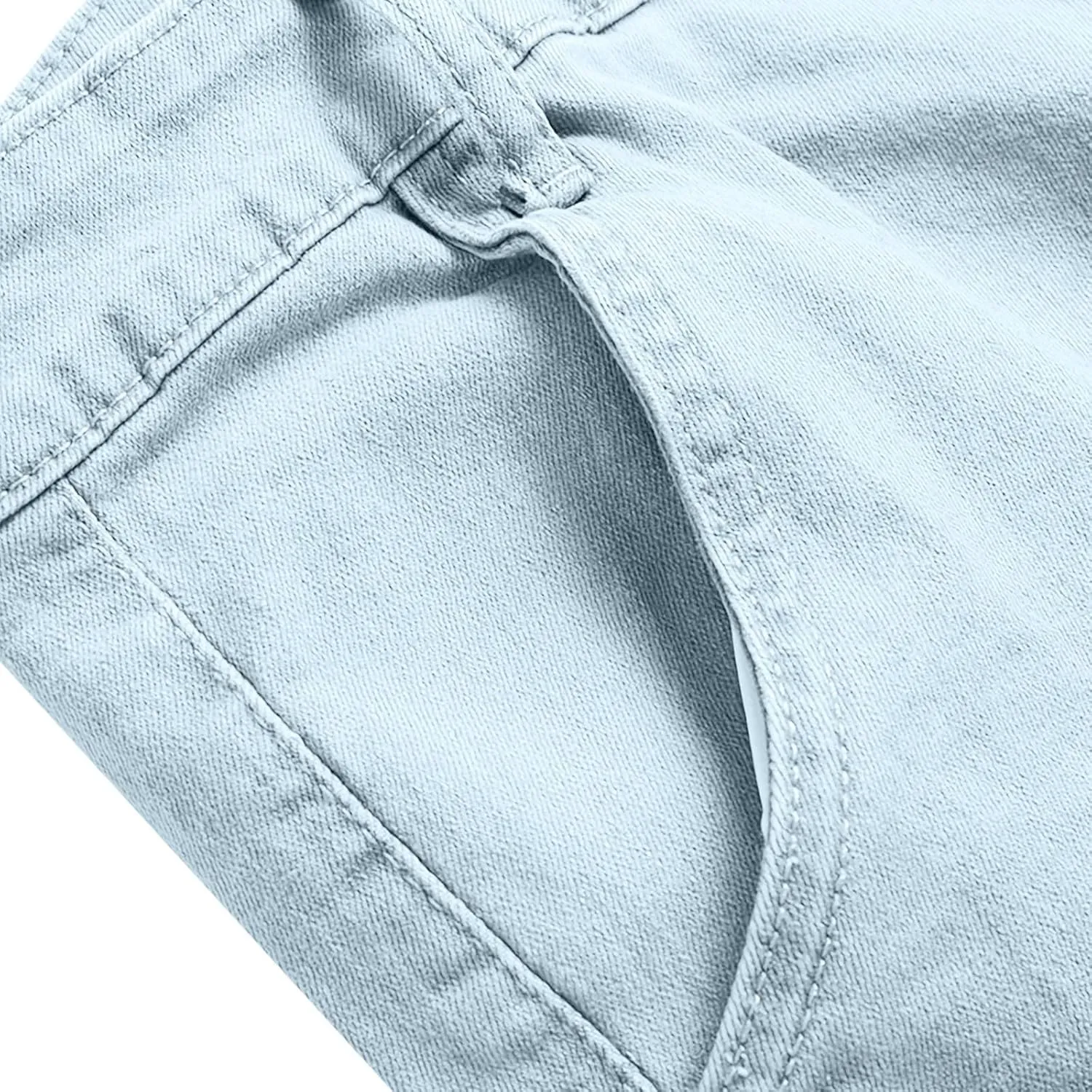 Skinny Cargo Jeans Men's Casual Stylish Straight Slim Fit Jeans Young Hiphop Ripped Hole Destroyed Denim Pants