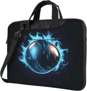 Sport Ball Pattern Laptop Shoulder Bag for Women, Laptop Sleeve Case Durable Computer Bag