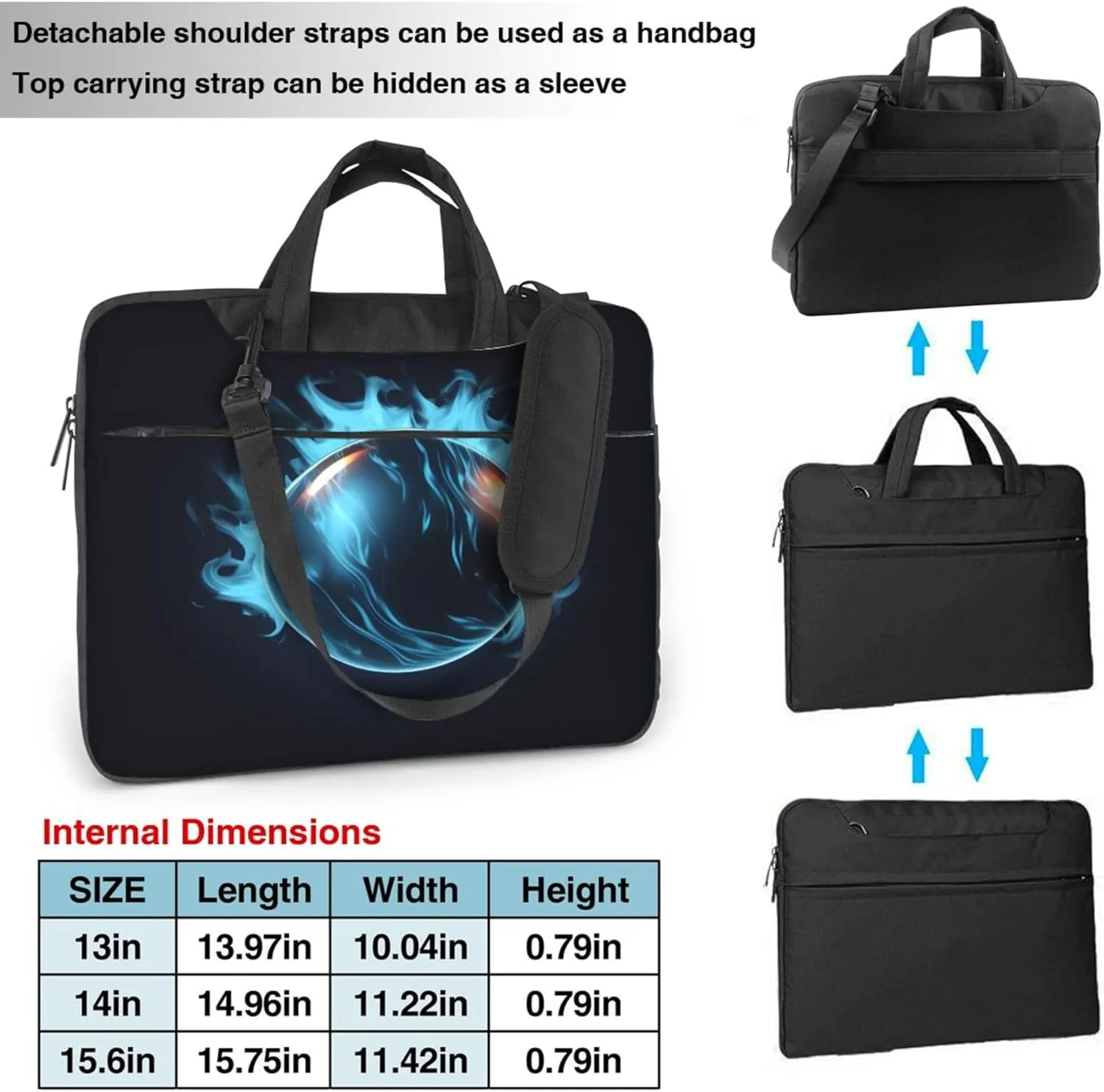 Sport Ball Pattern Laptop Shoulder Bag for Women, Laptop Sleeve Case Durable Computer Bag