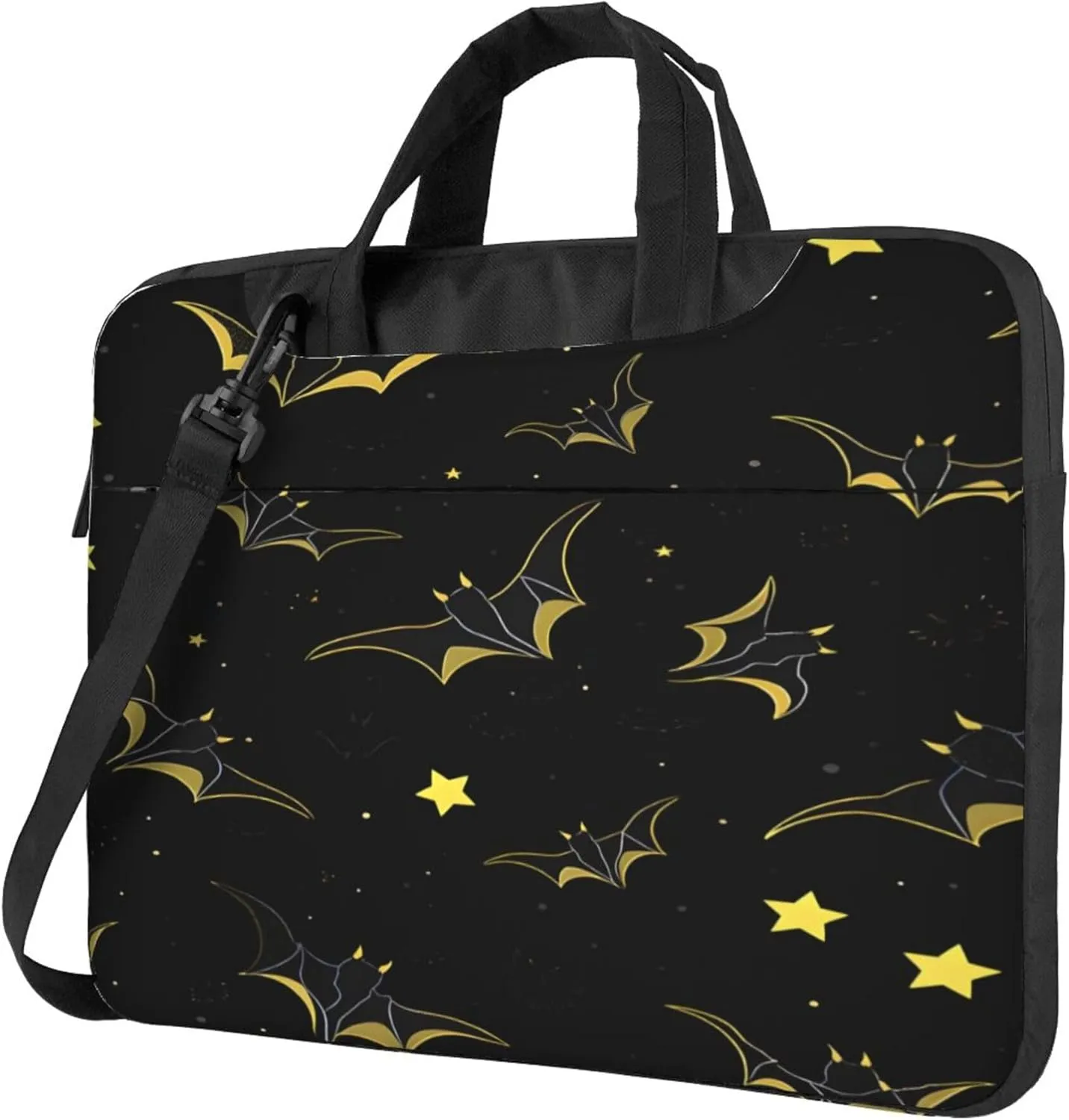 Star Bat Laptop Shoulder Bag for Women, Halloween Animal Laptop Sleeve Case Durable Computer Bag