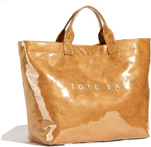 Stellaya Tote Bag, Pvc Women's Letters Print Tote Bag, Stellaya Womens Letters Print Tote, PVC Kraft Paper