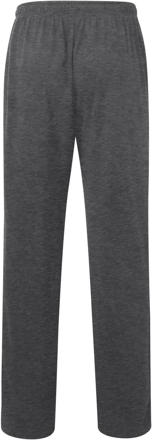 Sweatpants for Men Baggy Sweatpants Straight Casual High Waisted Elastic Waist Athletic Comfy Wide Leg Workout Pants