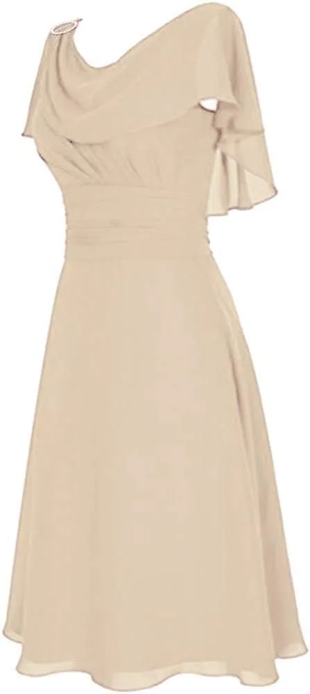 Tea Party Dresses for Woman 1950 Vintage Crew Neck Solid A-Line Swing Sundress Rockabilly Cocktail Party Dresses