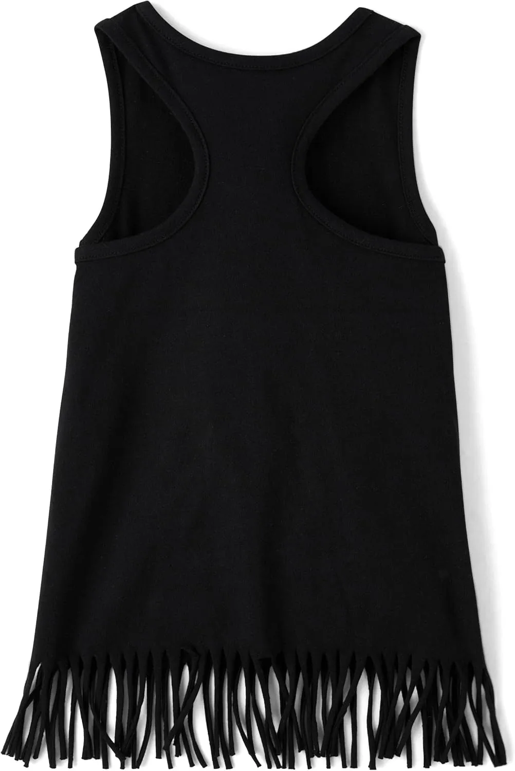 The Children's Place Girls' Graphic Fringe Tank Tops