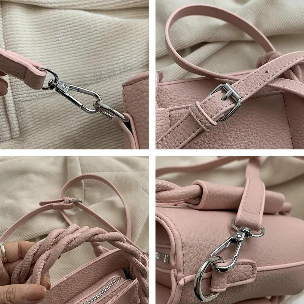 Tote Bag for Women Vegan Leather Shoulder Bag Small Hobo Crossbody Bag Chic Handbag Purse