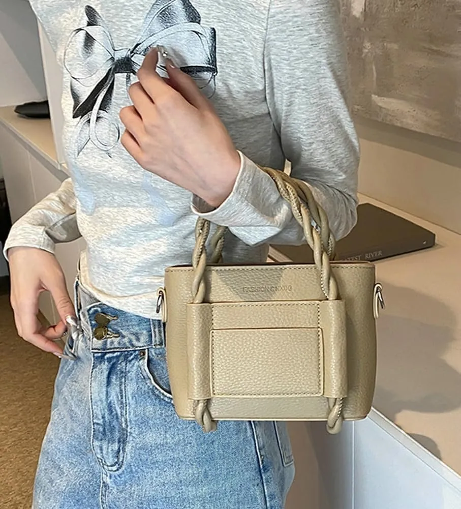 Tote Bag for Women Vegan Leather Shoulder Bag Small Hobo Crossbody Bag Chic Handbag Purse