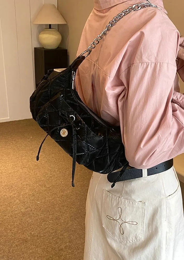 Trendy Shoulder Bag for Women Soft PU Leather Purse Handbag Chic Underarm Fashion Crossbody Hobo Bag