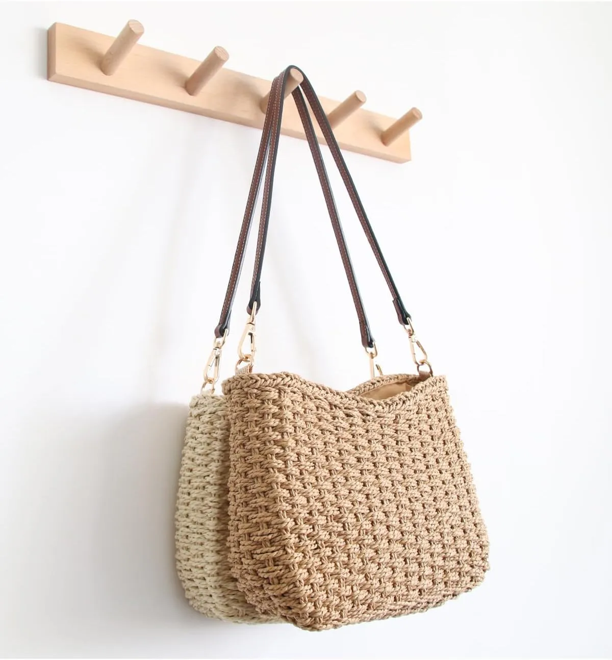 Ulisty Women Small Woven Straw Bag Mini Summer Beach Vacation Purse Bohemian Shoulder Handbag Chic Envelope Bag