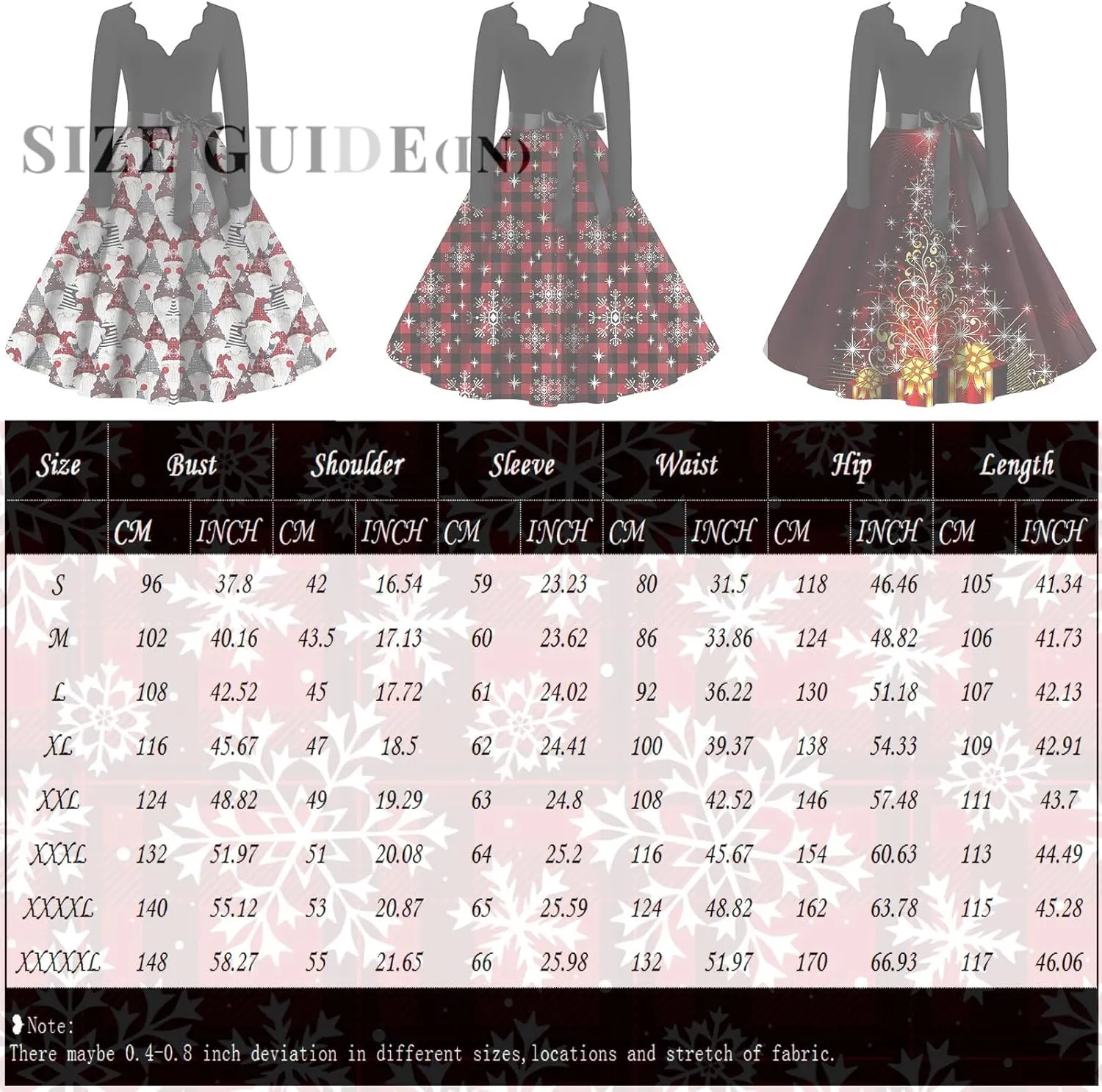 UOFOCO Christmas Dress Long Sleeve V Neck Womens Cocktail Pleated Prom Dresses with Belt 2024 Winter Holiday Clothes