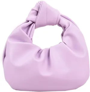 Women Cute Hobo Bag Ruched PU Leather Purse Chic Handbag with Magnetic Closure, White