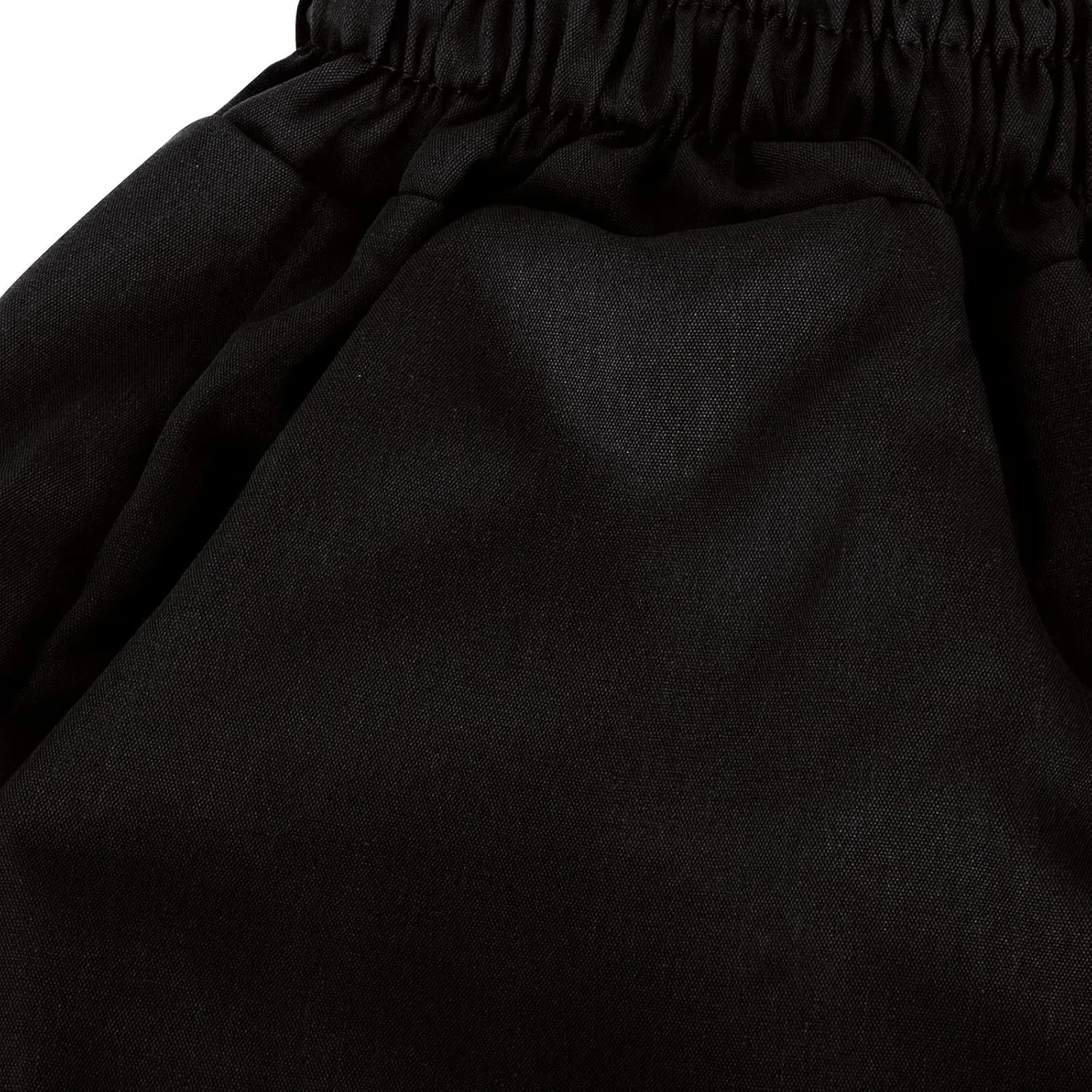 Women Elastic Waist Cargo Pants Parachute Drawstring Overalls Wide Leg Trendy Y2K Pants Teen Girls Hiking Trousers