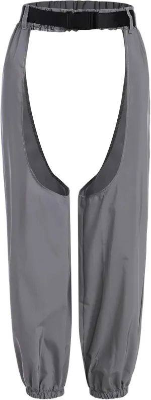 Women Fashion Cargo Pants High Rise Sweatpants Rave Reflective Pants Solid Color Color Block