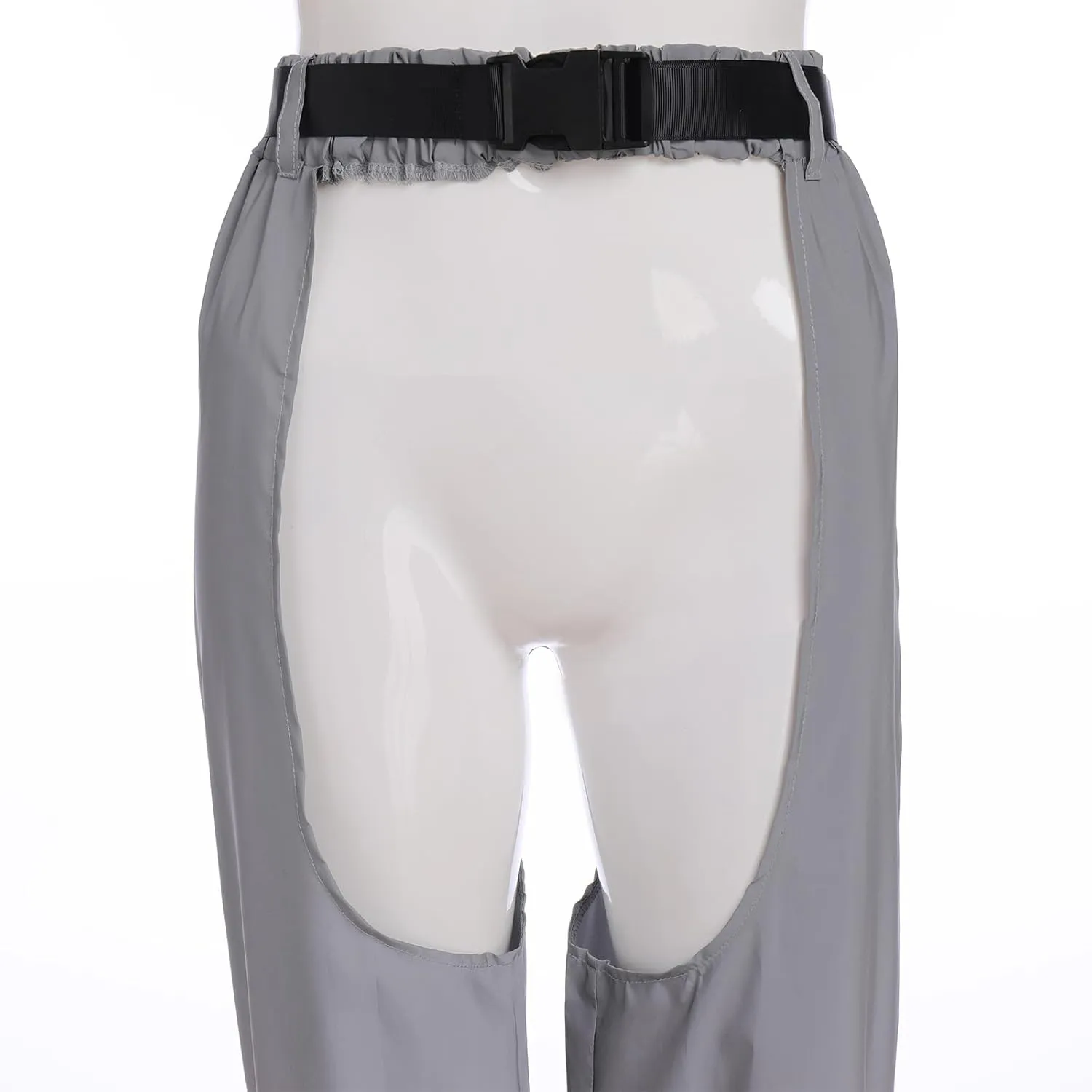 Women Fashion Cargo Pants High Rise Sweatpants Rave Reflective Pants Solid Color Color Block