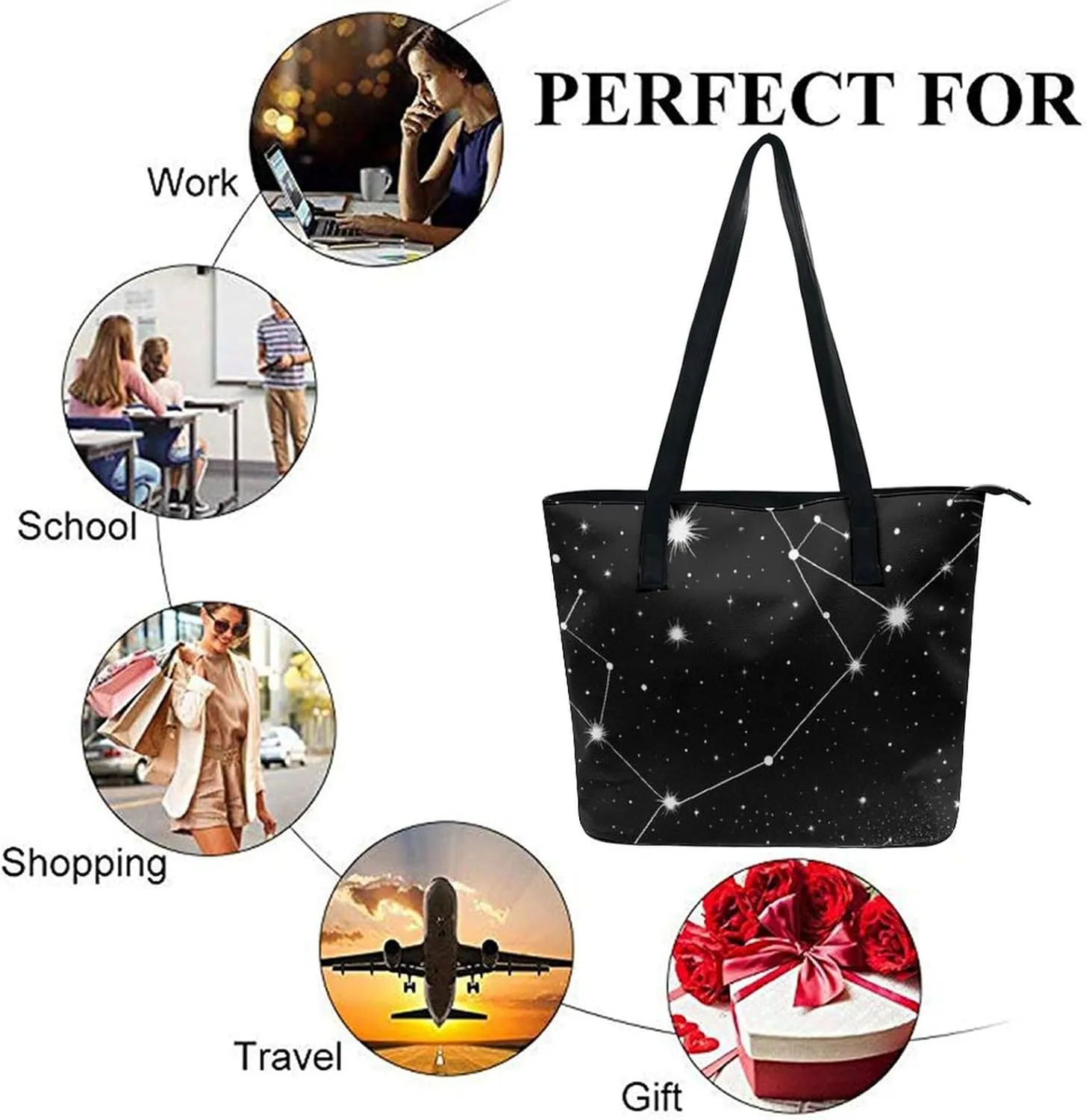 Women's Elegant Leather Shoulder Bag Casual Chic Handbag For Daily Use