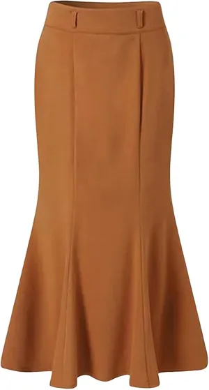 Womens Elegant Vintage Velvet Midi Skirt Flowy Panel Design Pleated Renaissance Maxi Skirt
