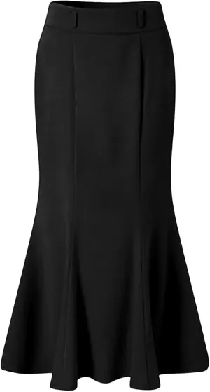 Womens Elegant Vintage Velvet Midi Skirt Flowy Panel Design Pleated Renaissance Maxi Skirt