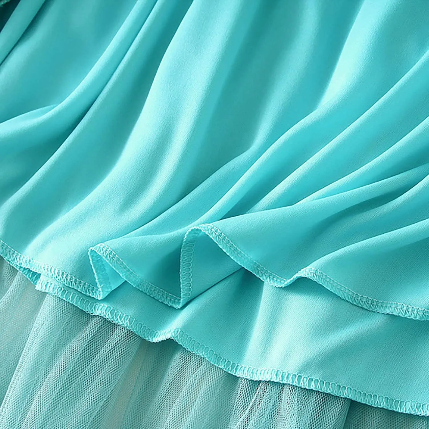 Women's Long Maxi Tulle Skirts A Line Ruffle High Waisted Tiered Layered Mesh Tutu Skirt Petticoat Costumes