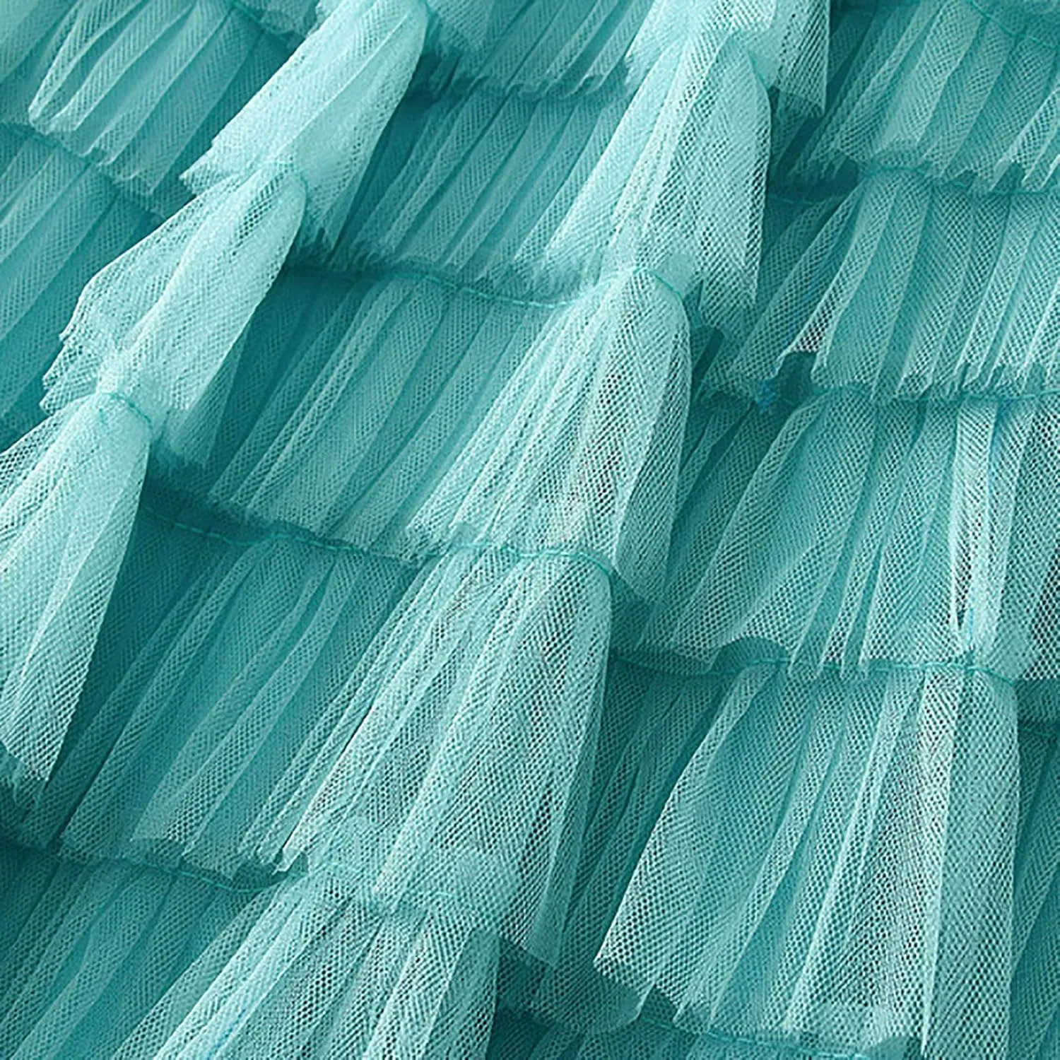Women's Long Maxi Tulle Skirts A Line Ruffle High Waisted Tiered Layered Mesh Tutu Skirt Petticoat Costumes