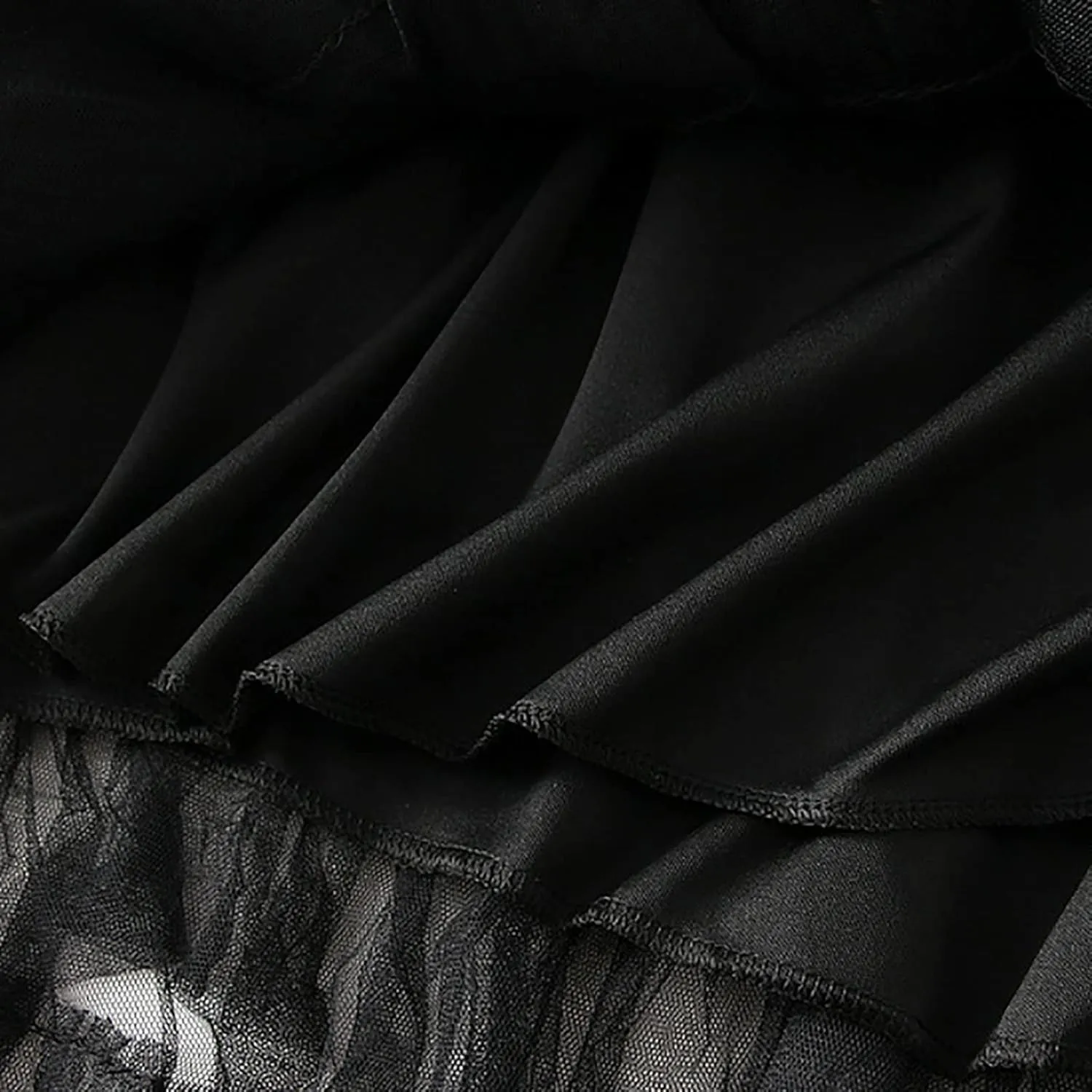 Women's Long Maxi Tulle Skirts A Line Ruffle High Waisted Tiered Layered Mesh Tutu Skirt Petticoat Costumes