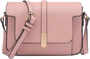 Women's PU Leather Satchel Purse Vintage Small Crossbody Messenger Bag Chic Phone Shoulder Bag Elegant Clutch Handbag