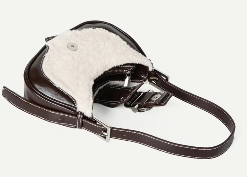 Women's Shoulder Purse Clutch Hobo Clutch Bag Chic Handbag Solid Color Hobo Cute Y2K Purse