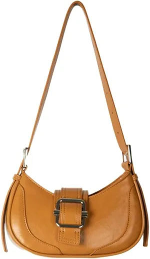 Women's Shoulder Purse Clutch Hobo Clutch Bag Chic Handbag Solid Color Hobo Cute Y2K Purse