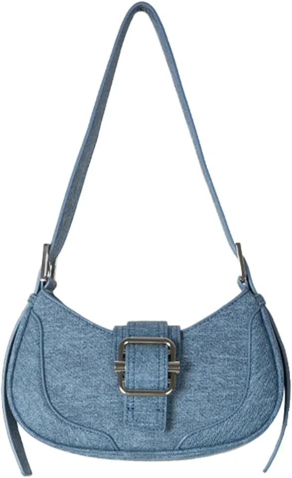 Women's Shoulder Purse Clutch Hobo Clutch Bag Chic Handbag Solid Color Hobo Cute Y2K Purse
