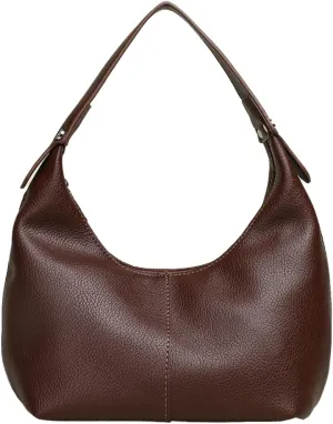 Womens Soft Vegan Leather Handbags Y2k Dumpling Shoulder Bag Chic Small Tote Purse Casual Underarm Satchel