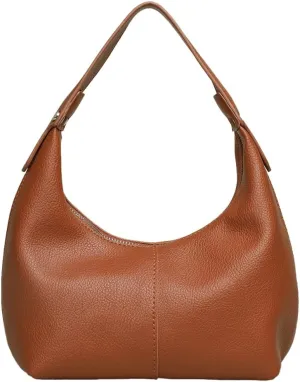 Womens Soft Vegan Leather Handbags Y2k Dumpling Shoulder Bag Chic Small Tote Purse Casual Underarm Satchel
