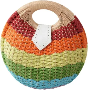 Woven Hobo Tote Bags Chic Handbag Shoulder Bag Purse Small Purse Casual Bags Large