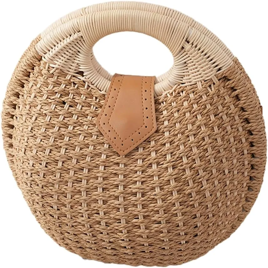 Woven Hobo Tote Bags Chic Handbag Shoulder Bag Purse Small Purse Casual Bags Large