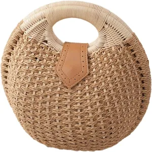 Woven Hobo Tote Bags Chic Handbag Shoulder Bag Purse Small Purse Casual Bags Large