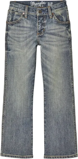 Wrangler Boys Retro Slim Fit Boot Cut Jean