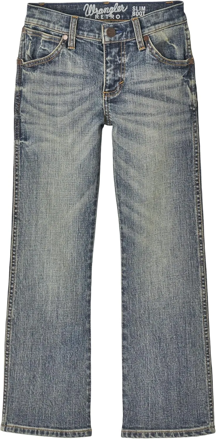 Wrangler Boys Retro Slim Fit Boot Cut Jean
