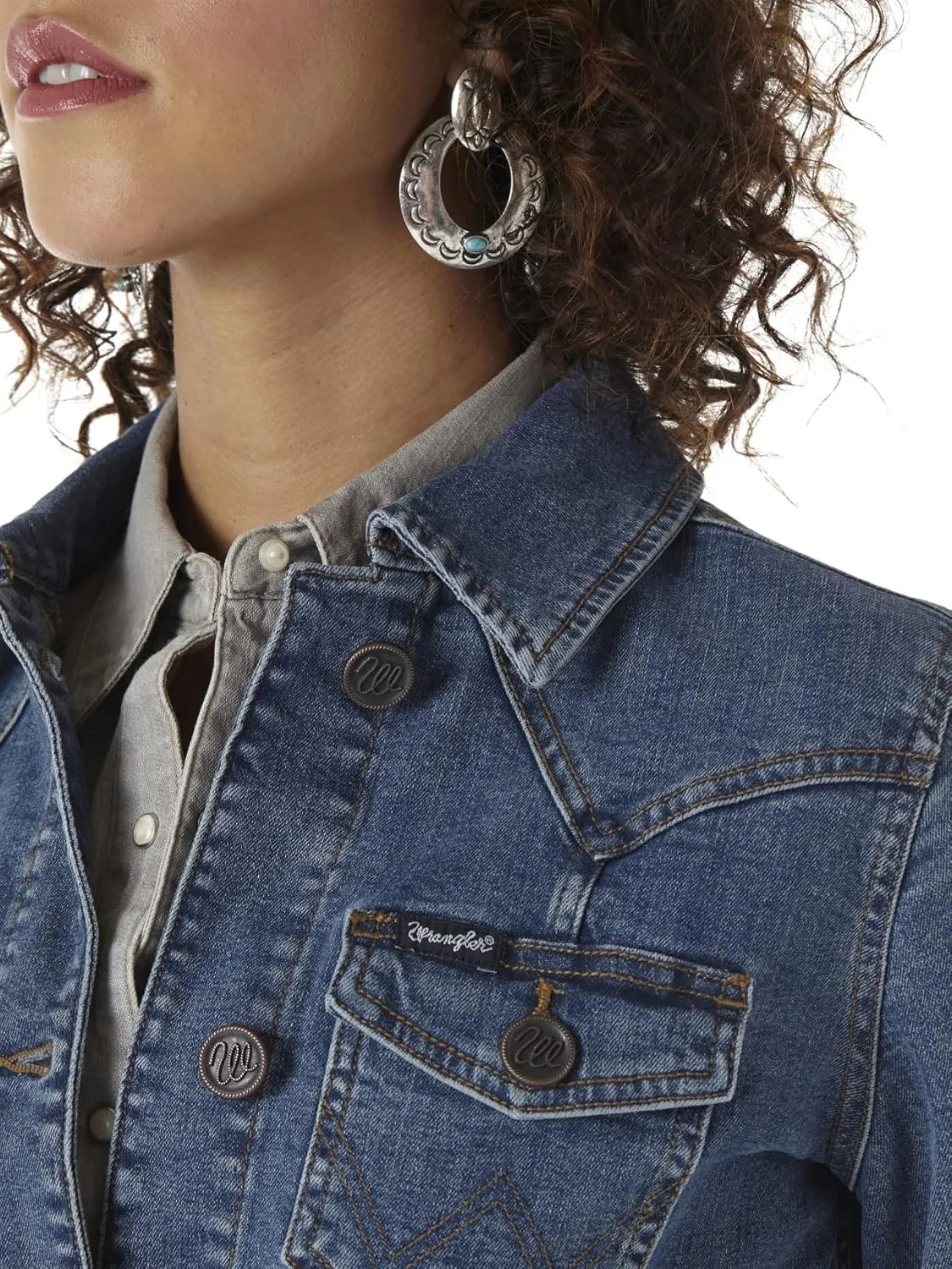 Wrangler Women's Retro Western Denim Jacket