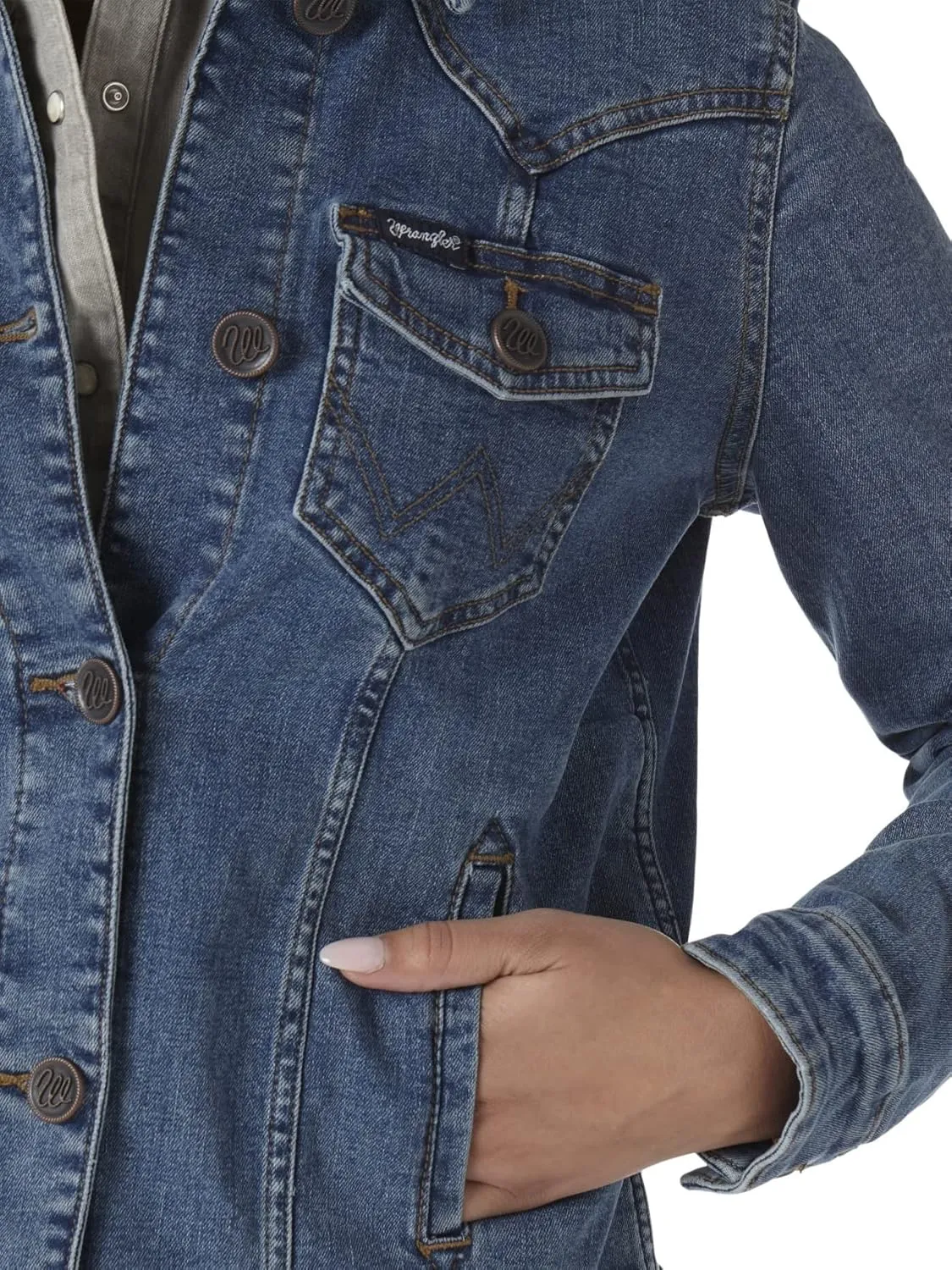 Wrangler Women's Retro Western Denim Jacket